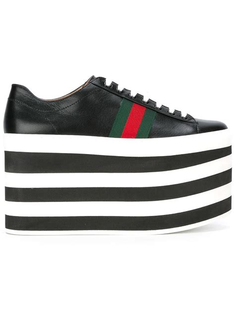 tenis gucci con plataforma|farfetch tennis gucci.